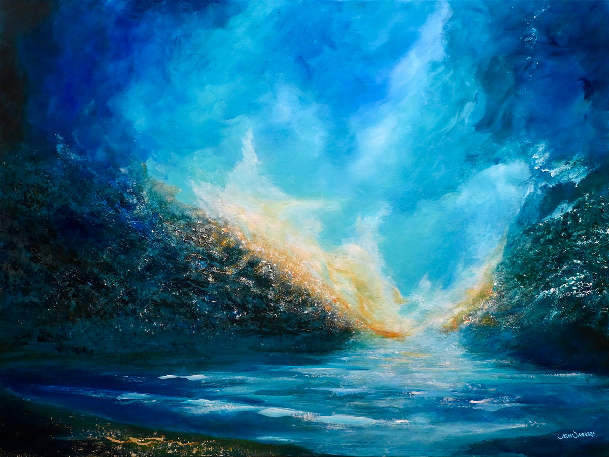 Touched — original artwork by John Moore