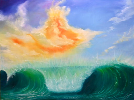 Moving on — original artwork by John Moore