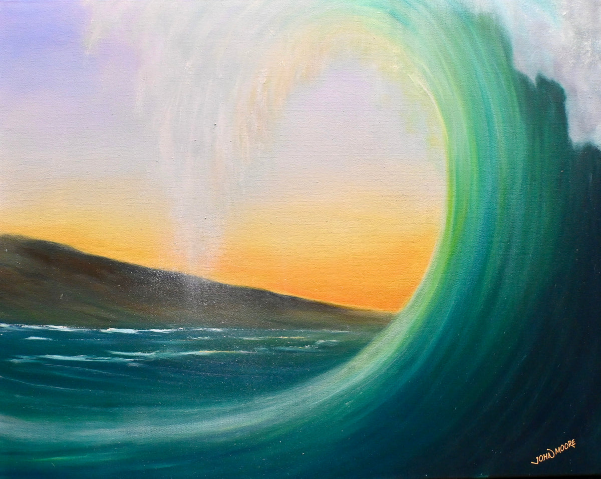 Aloha — original artwork by John Moore